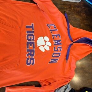 J. America Purple and Orange Athletic Hoodie​